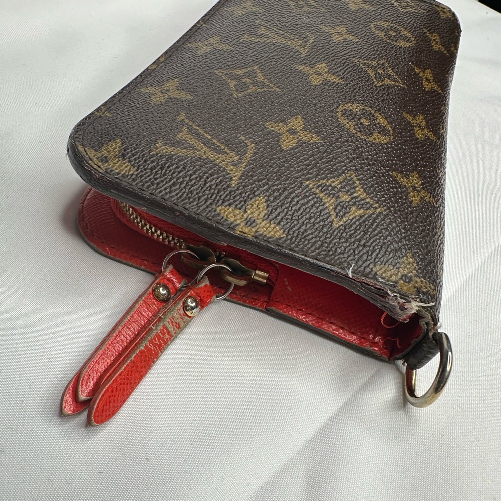 LOUIS VUITTON Monogram Red Orange Insolite Wallet GA2089 - Picture 10 of 13